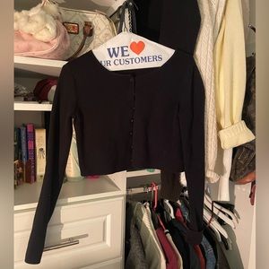 Cropped cardigan
